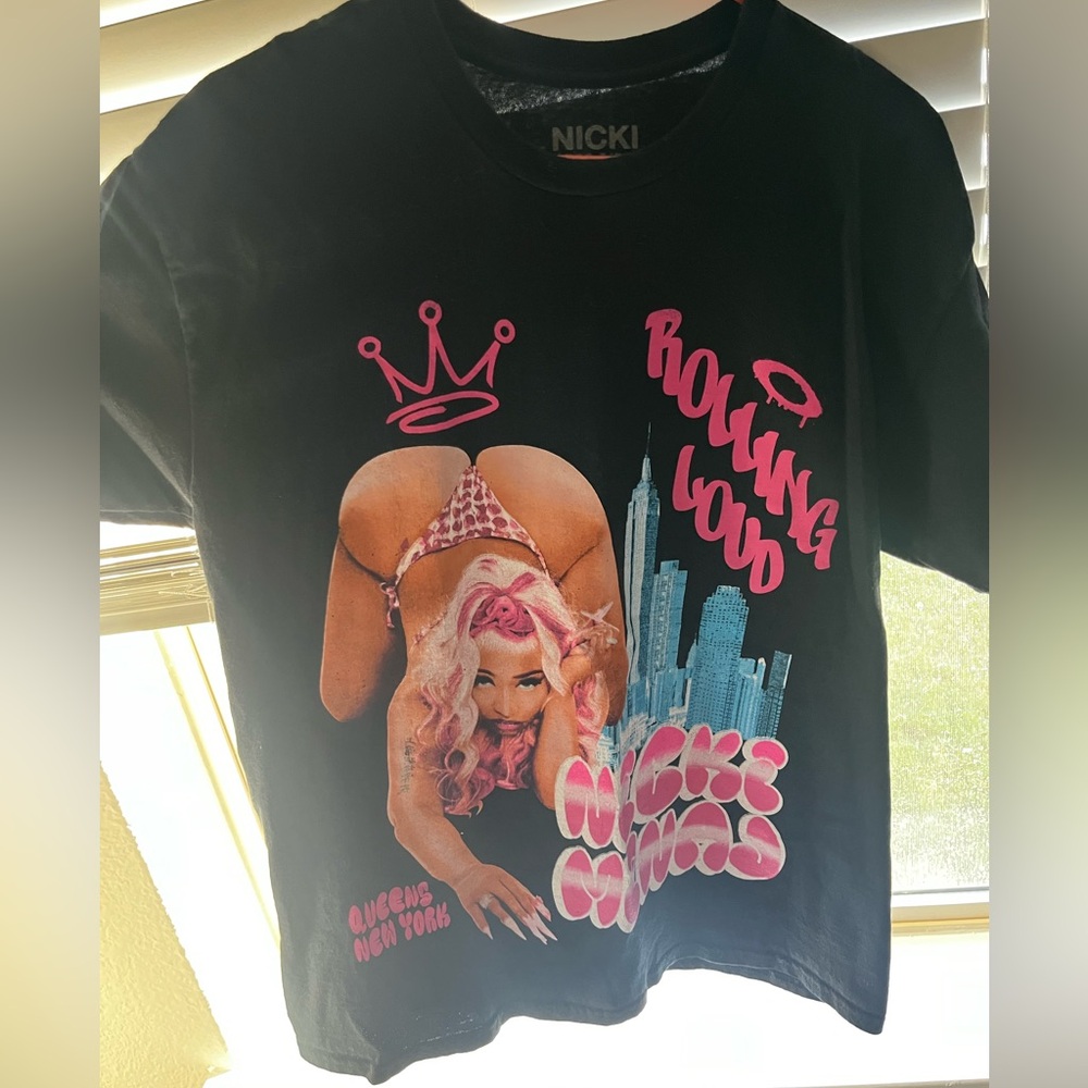 Nicki Minaj Black Cotton Tee